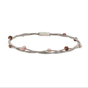 11:11 StackEmUp Beaded Guitar String Bangle Copper